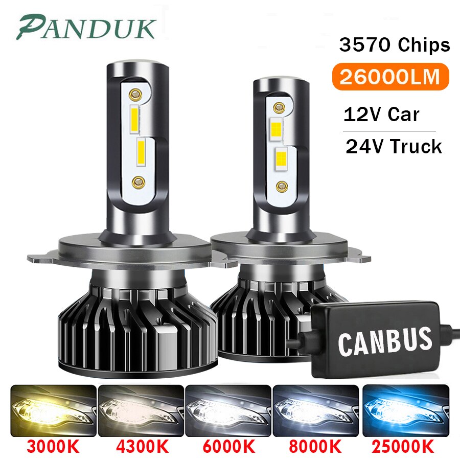 PANDUK Canbus LED Ʈ, 220000LM, 100W, 6000K,..